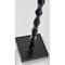 Homeroots Black Metal Textured Pole Floor Lamp 372478 - alternate 2